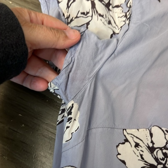 FREE PEOPLE PERIWINKLE RITA TIERED PLUNGE BACK MIDI DRESS - Picture 12 of 16